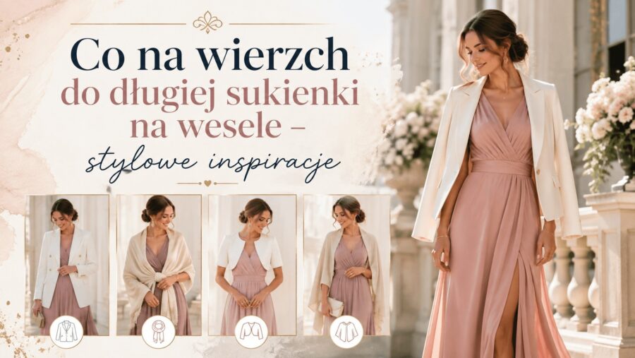 Co na wierzch do długiej sukienki na wesele – stylowe inspiracje