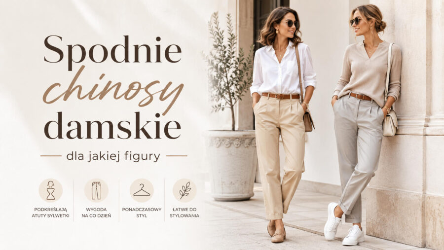 Spodnie chinosy damskie dla jakiej figury – idealny wybór dla Ciebie